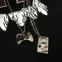 fashion stainless steel necklace gamepad pendant mini game pendant jewelry hip hop punk party jewelry