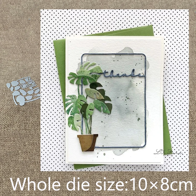 

XLDesign ремесло трафарет для резки металла 20 шт. украшения листьев горшок альбом для скрапбукинга бумажная карта ремесло тиснение высечки