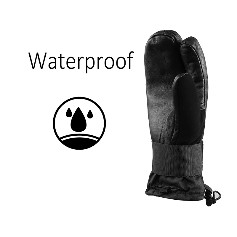 Перчатки для лыж New Design Winter Warm and Comfort Snowmobile Snow для зимних видов спорта на открытом воздухе и сноубординга.