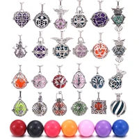 mexico chime music angel ball caller locket necklace vintage pregnancy necklace for aromatherapy essential oil pregnant women