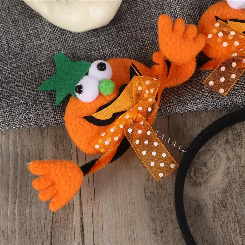 Детская тыква для девочек с зеленым листом светодиодный светильник на Хэллоуин