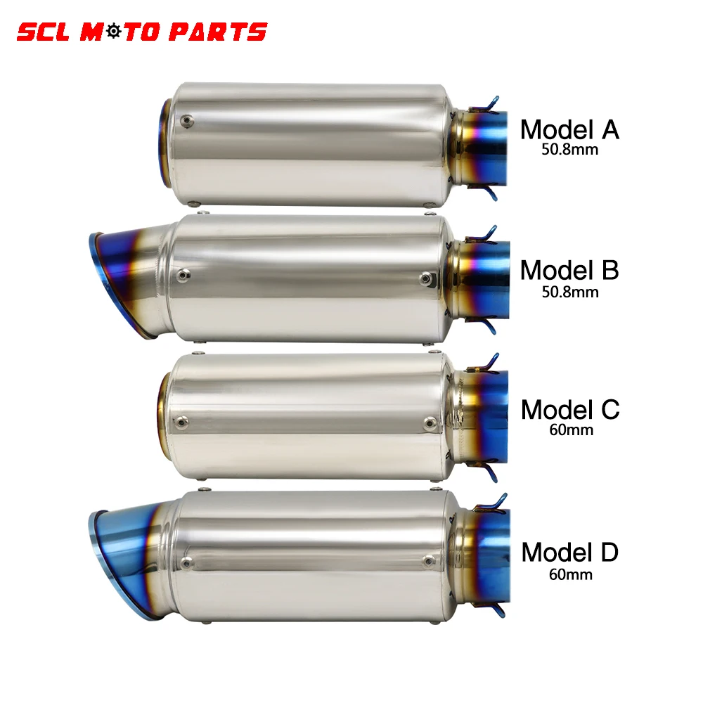 Универсальный выхлопной глушитель ALconstar для мотоцикла SC Laser GP выхлопная труба