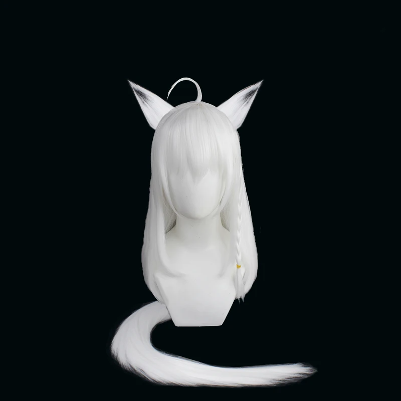 Парик для косплея из аниме шираками Фубуки термостойкий синтетический Хэллоуина