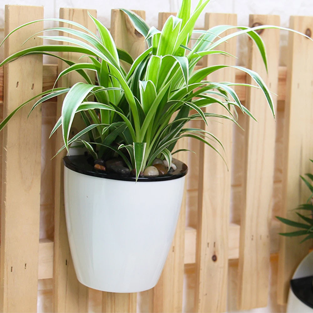 

3PCS Hanging Plants Pot Succulent Lazy Flower Pots Water Wall Small Flowerpot With Hooks For Indoor Outdoor Basket Storage