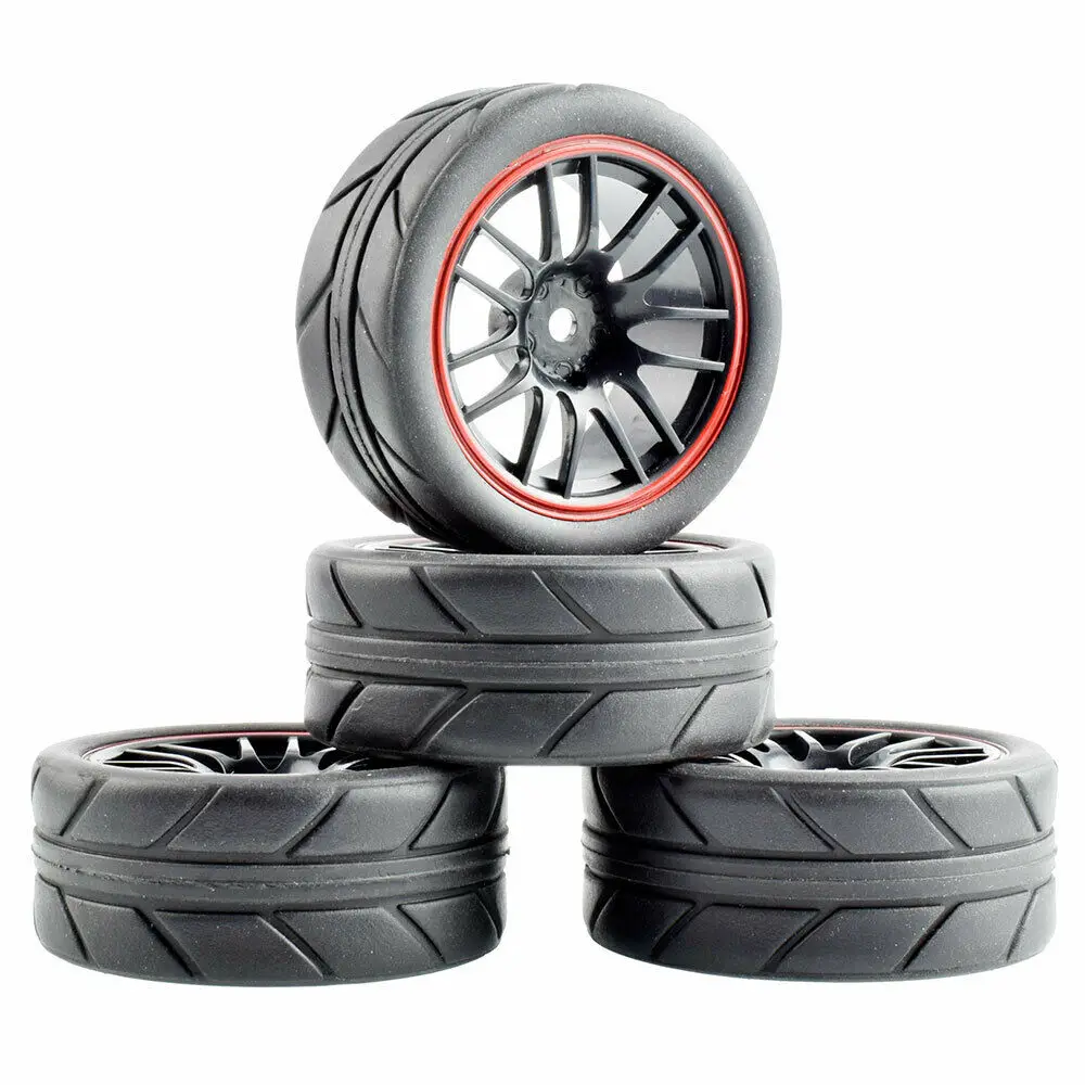 RC 9068 6087 Grip TiresTires & комплекты колес для HSP HPI 1/10 1:10 гоночный автомобиль|Детали и