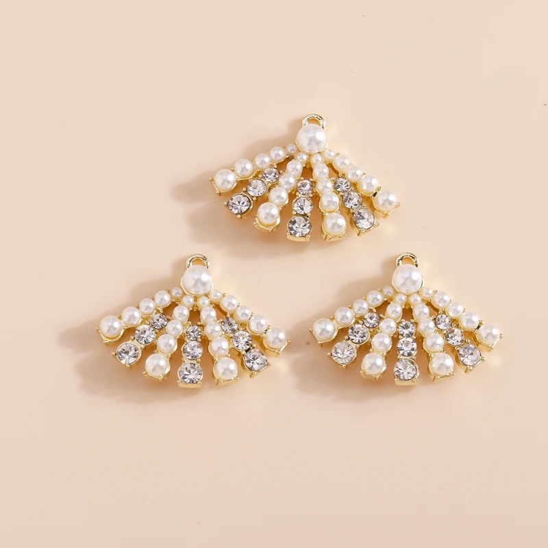 4 шт. отличные жемчужные подвески в виде ракушек для изготовления ювелирных