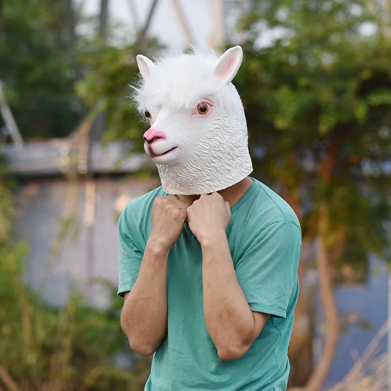 Страшная маска животного для вечерние костюм новинка на Хэллоуин вечеринка