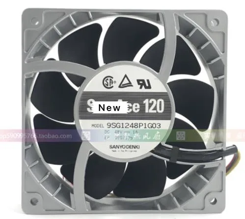 

For SANYO 9SG1248P1G03 DC 48V 1.00A 4-Wire 120x120x38mm Server Cooling Fan