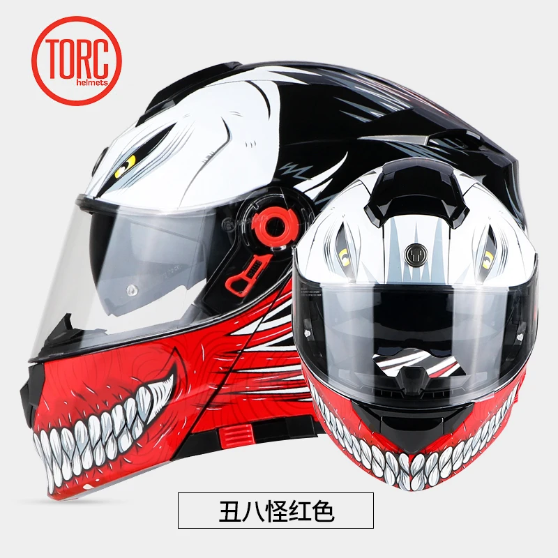 

Откидной мотоциклетный шлем TORC T271, двойной щит с внутренним солнечным объективом, модульные мотоциклетные шлемы, ECE Casco moto capacete