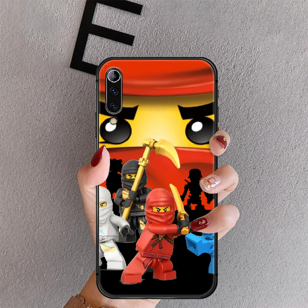 

Toys Legos Phone Case Cover For Xiaomi Mi Note 8 9 3 9 A2 A3 9T 10 Max Pro Lite Ultra Black Cover Painting Case Silicone Cover