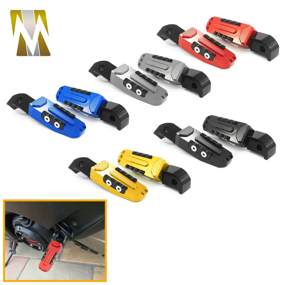

Motorcycle Rear Pedal Footrests Passenger Foot Pegs Nail Accessories For YAMAHA TMAX 500 530 TMAX500 T-MAX 530 2012-2019 2020