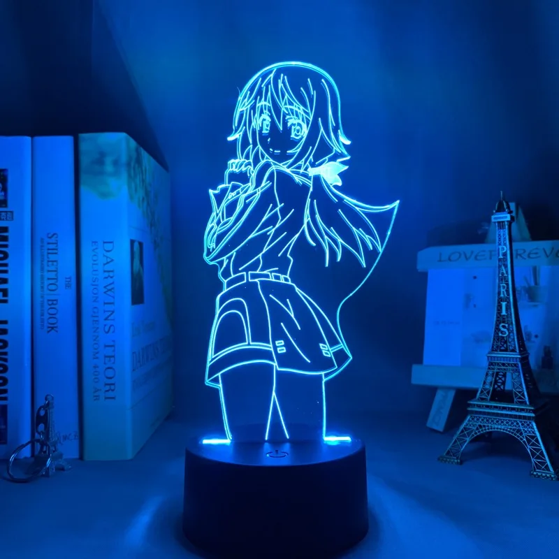 

Anime Led Night Light Infinite Stratos Charlotte Dunois for Bedroom Deco Gift Colorful Nightlight Manga 3d Lamp Infinite Stratos