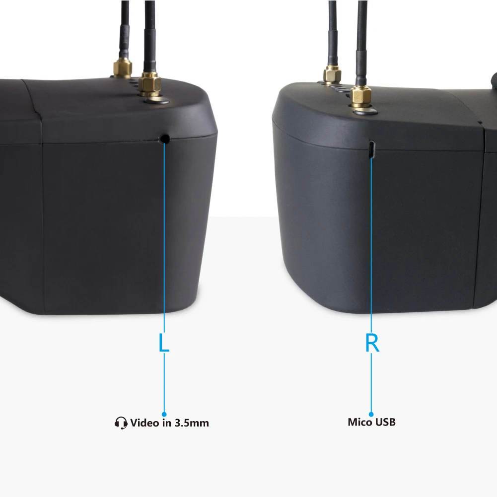 ev800d 58g 40ch 5 дюймов 800480 видео гарнитура