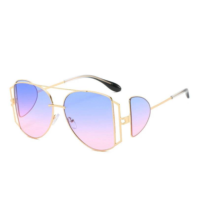 Женское винтажное солнцезащитное стекло новое ретро женское цельное цветное