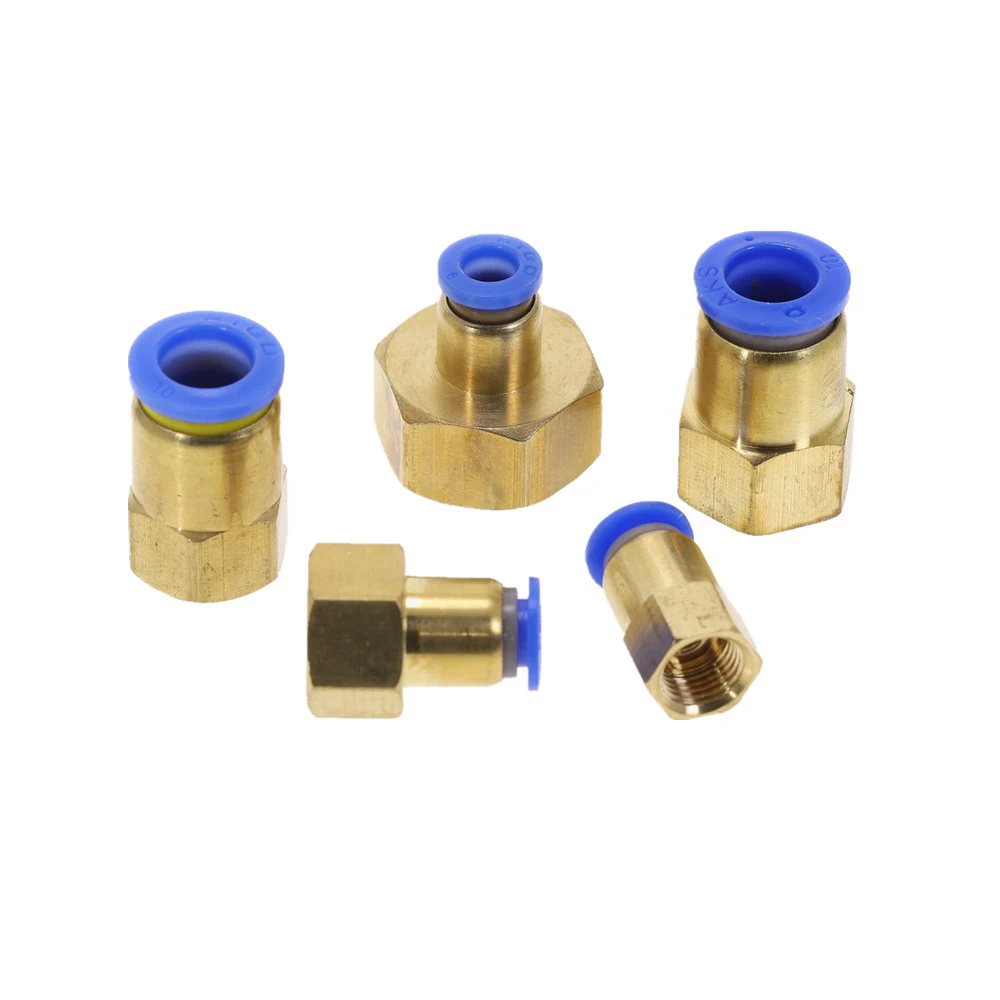 PCF Пневматический фитинг для воздушных труб 4 мм 6 8 10 12 шланг Труба 1/8 &quot1/4&quot 3/8