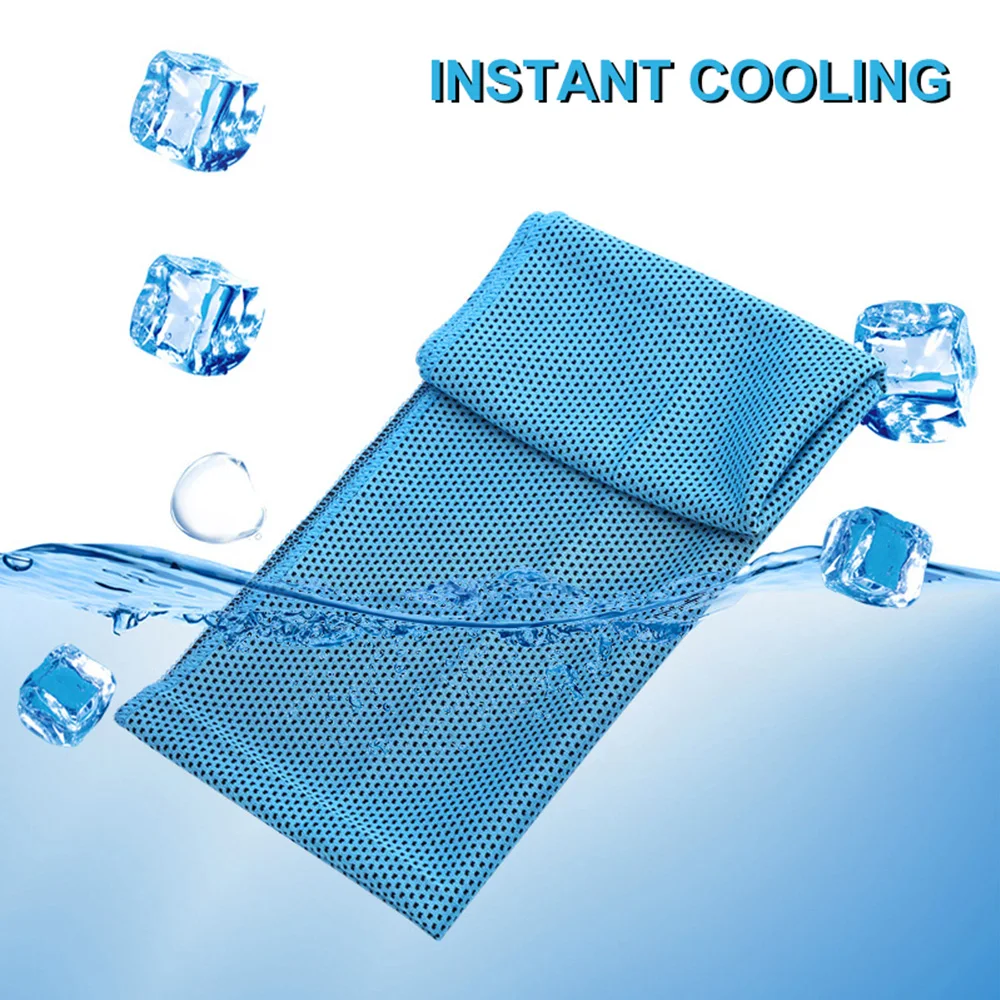 

Beach Cooling Towels Yoga Blanket Ultra-thin Sports Workout Fitness Pilates Travel Camping Gym Towels