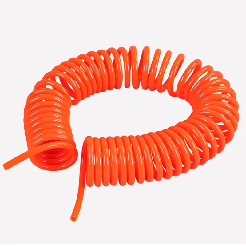 

6M/9M/12M/15M Pneumatic Polyurethane PU Air Compressor Hose Tube 8*5mm Telescopic Spring Spiral Pipe Tool
