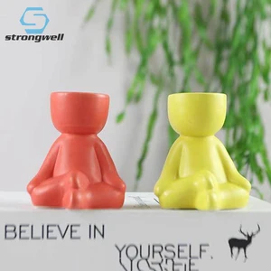 Strongwell Фея садовый декоративный горшок украшения классная Кукла Пупс фигурки Цветочные Керамические настольные горшки декоративные аксессуары