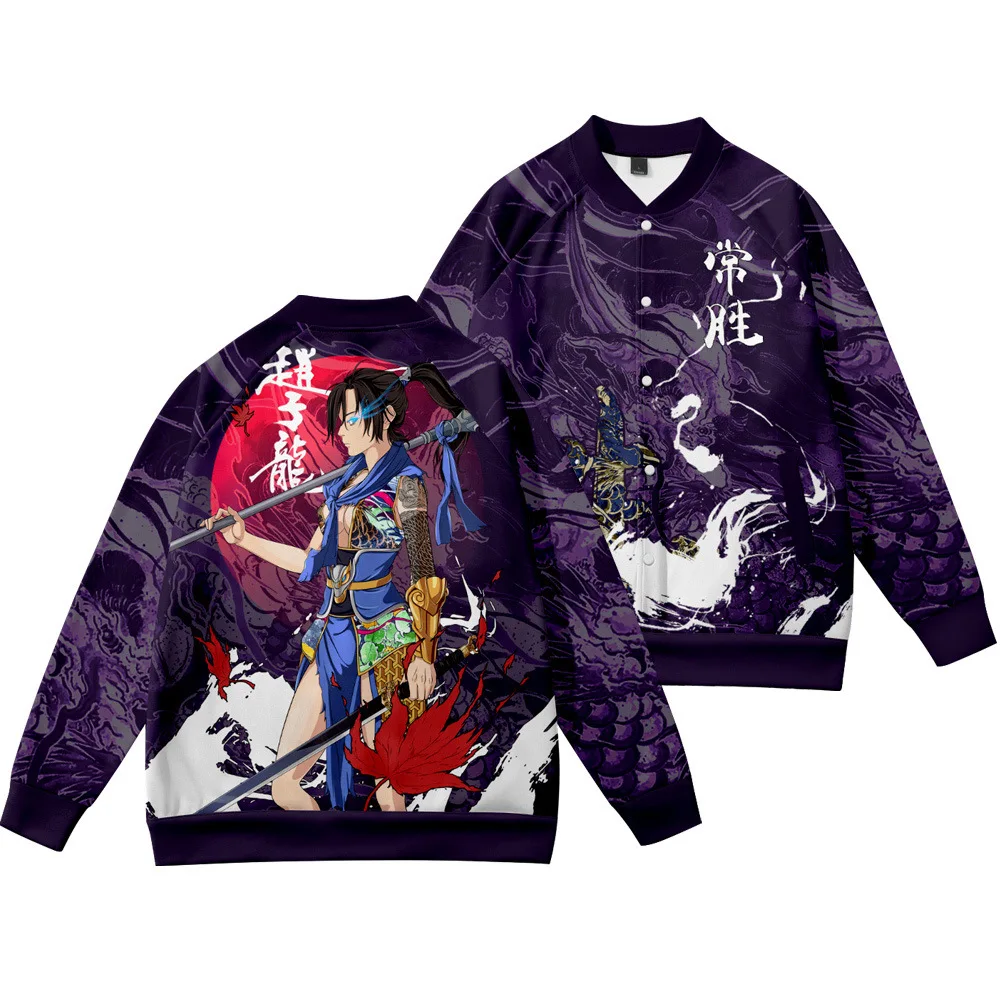 Куртка унисекс бейсбольная в стиле хип-хоп с принтом дракона воина - купить по