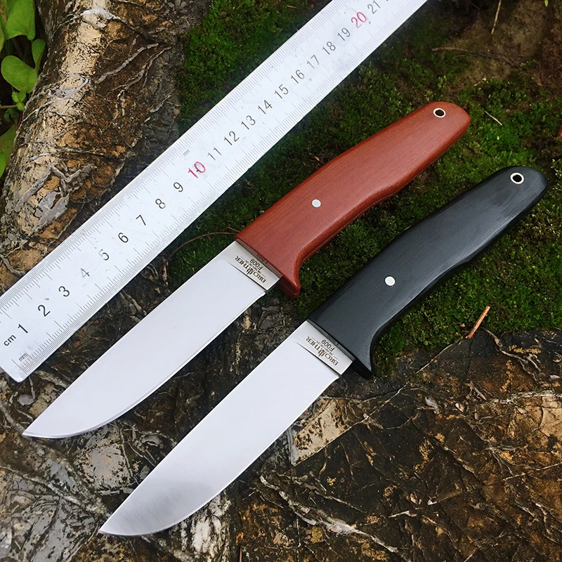 

61HRC D2 прямой нож для выживания охотничий нож с фиксированным лезвием тактический нож, прямой нож охотничьи ножи выживания на открытом возду...