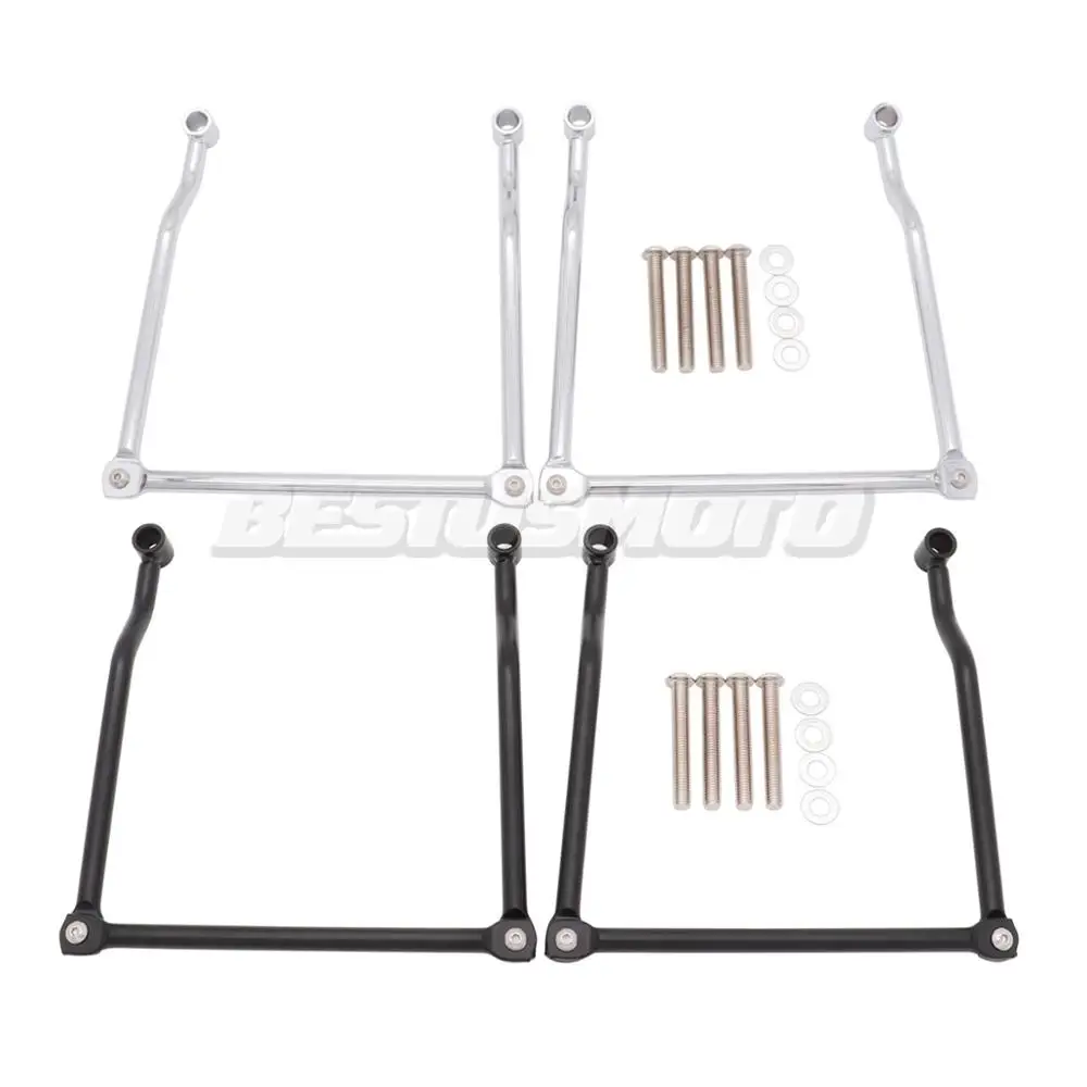 Универсальная мотоциклетная седельная сумка черного цвета кронштейн для