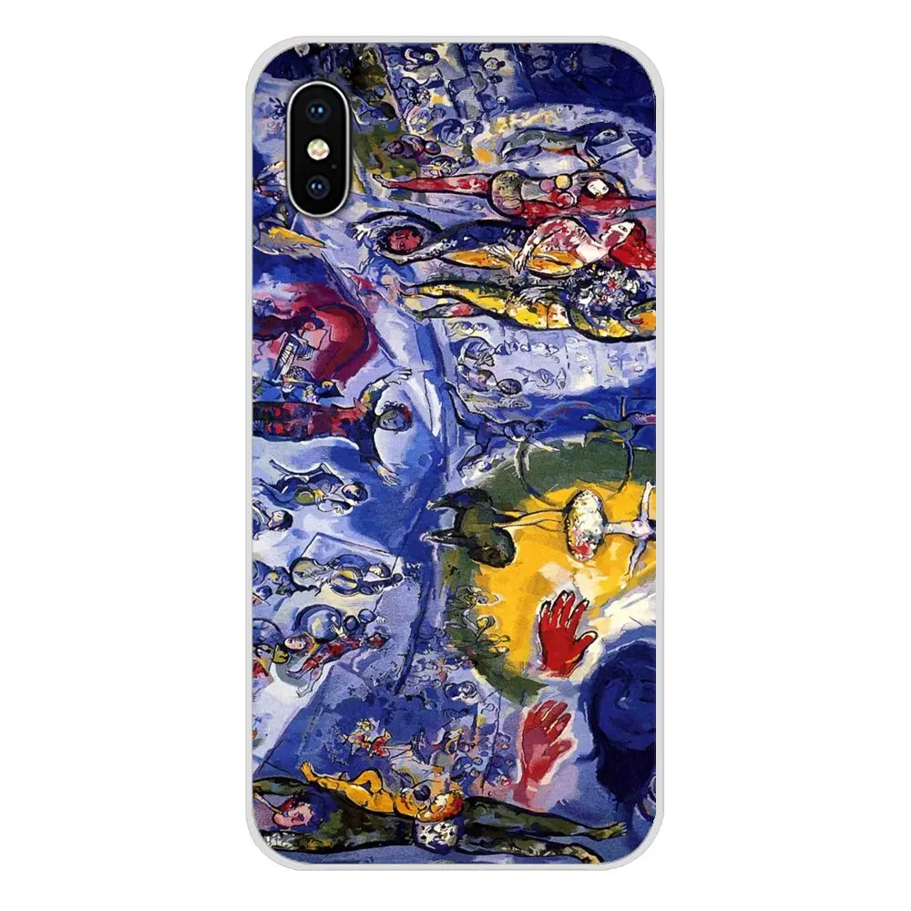 Аксессуары чехол для телефона чехлы с рисунком Марка Chagall Huawei Mate Honor 4C 5C 5X 6X 7 7A 7C 8 9