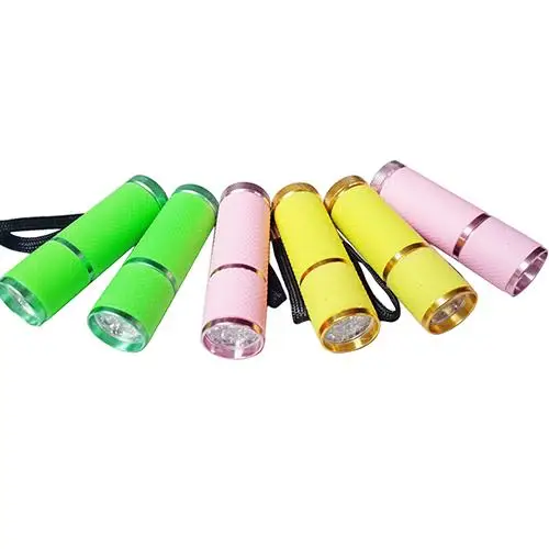 

Portable Mini 9 LED Nail Dryer UV Gel Nail Polish Curing Lamp Flashlight Torch