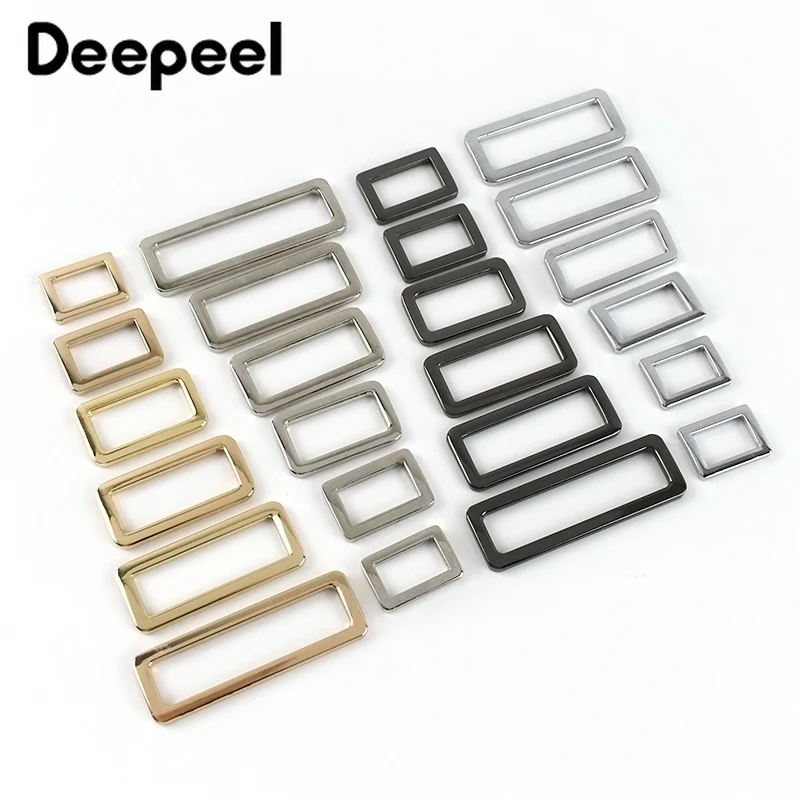 

10pcs Deepeel 16-50mm Metal Bag Buckles Adjustable Belt Webbing Buckle Clasp for Backpack Strap Shoes Dog Collar DIY Accessories