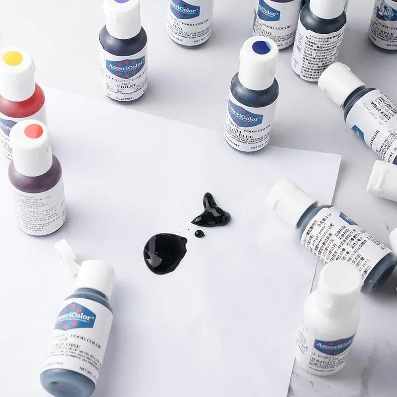 

12pcs/set Natural Edible Pigment Color Cream Fondant For Cake Cake Decorating Baking Paste Gel Colour Pigment Macaroon Crea S0V5
