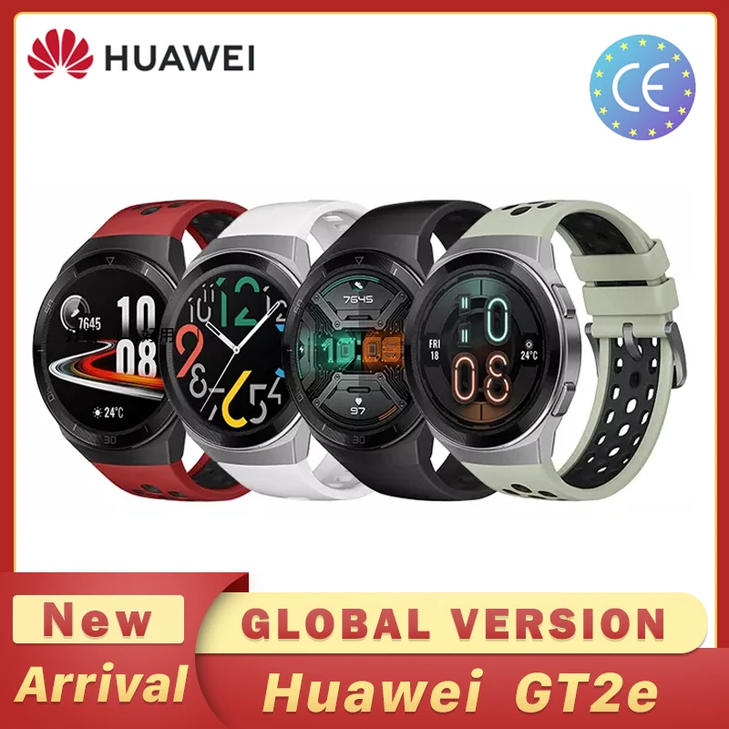 Оригинальный HUAWEI часы GT 2e глобальная версия 5ATM водонепроницаемый смарт GPS 2