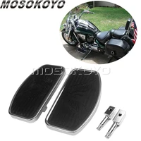 motorcycle front passenger foot rests for honda shadow vt400 vt750 2004 2011 2012 rider floorboards foot pegs pedal footboards