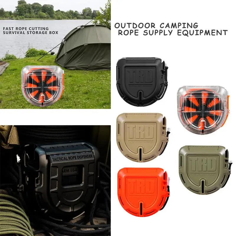 Ударопрочный уличный дозатор тактической веревки шнур для быстрой резки