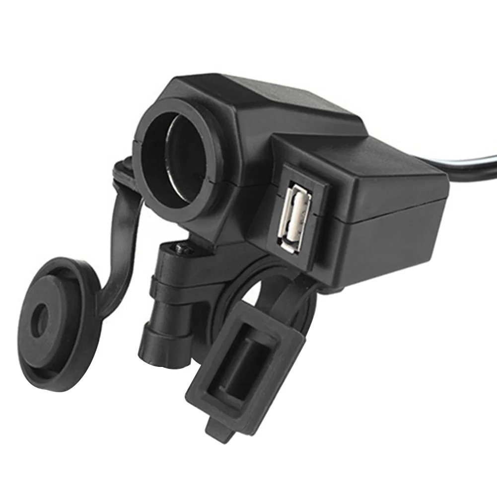 Водонепроницаемый адаптер USB для зарядного устройства на руль мотоцикла 12 в
