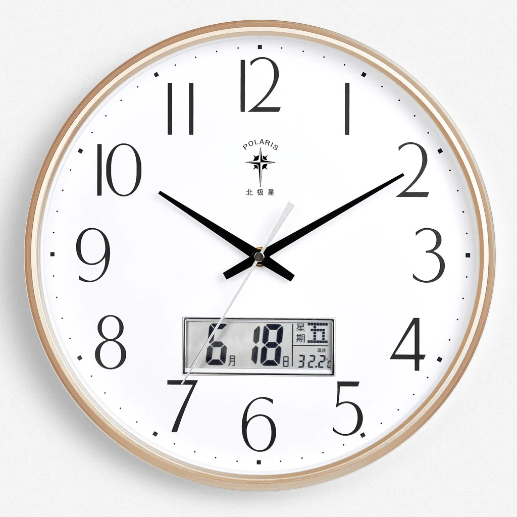 

Nordic Silent Wall Clock Classic Simple Date Modern Design Wall Clock Living Room Children Zegar Scienny Home Decoration