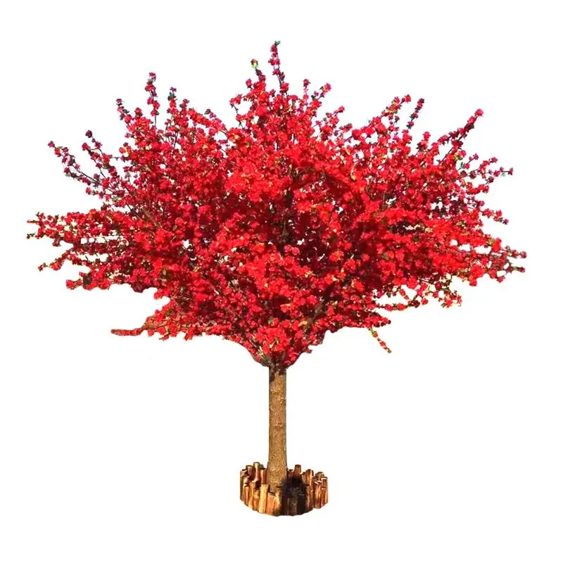 Персиковое Дерево 150 см с красным искусственным деревом|Искусственные растения| |