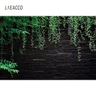 Свадебный Фотофон Laeacco, кирпичная стена, зеленые листья, фоны для фотосъемки, детский день рождения, портрет, фоны для фотостудии