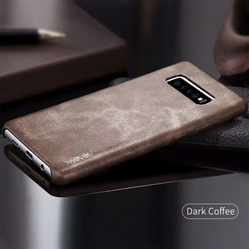 Чехол-накладка LAPOPNUT для Samsung Galaxy J4 J6 PLUS 2018 J5 2017 2016 J3 A9 A8 A5 A3 ретро из натуральной