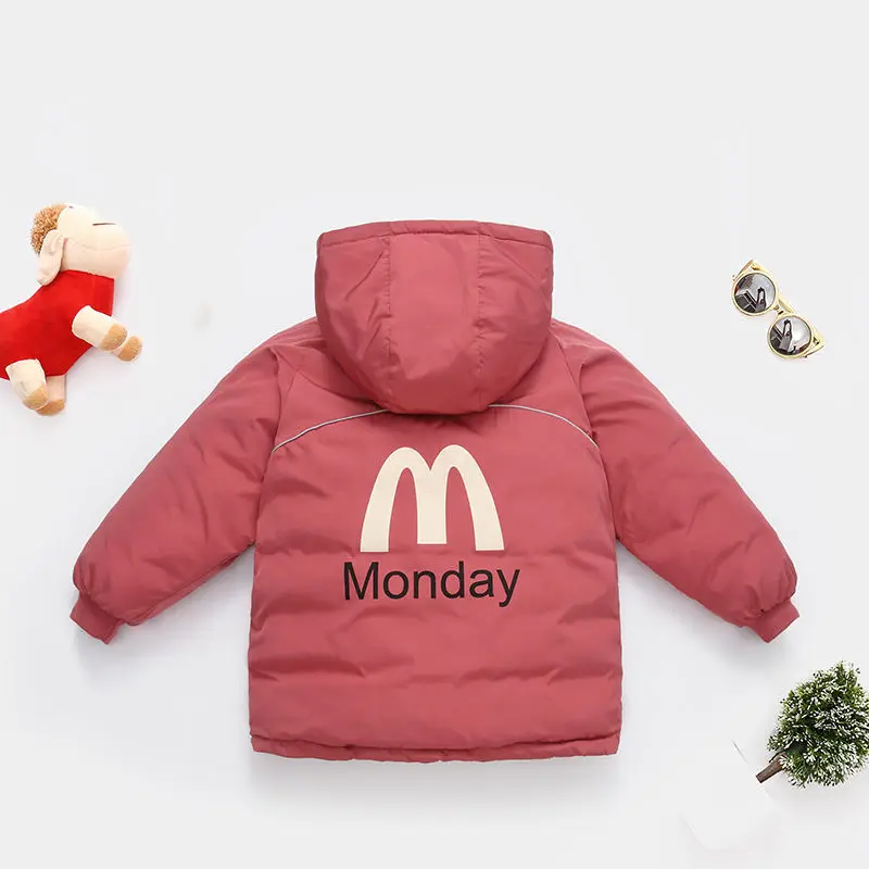 Теплый утепленный зимний воротник Детское пальто детская верхняя одежда