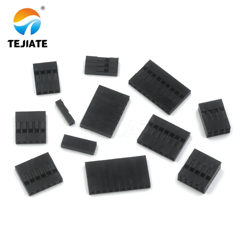 DuPont резиновая оболочка 2 54 мм расстояние проводной штекер один/два ряда 1x