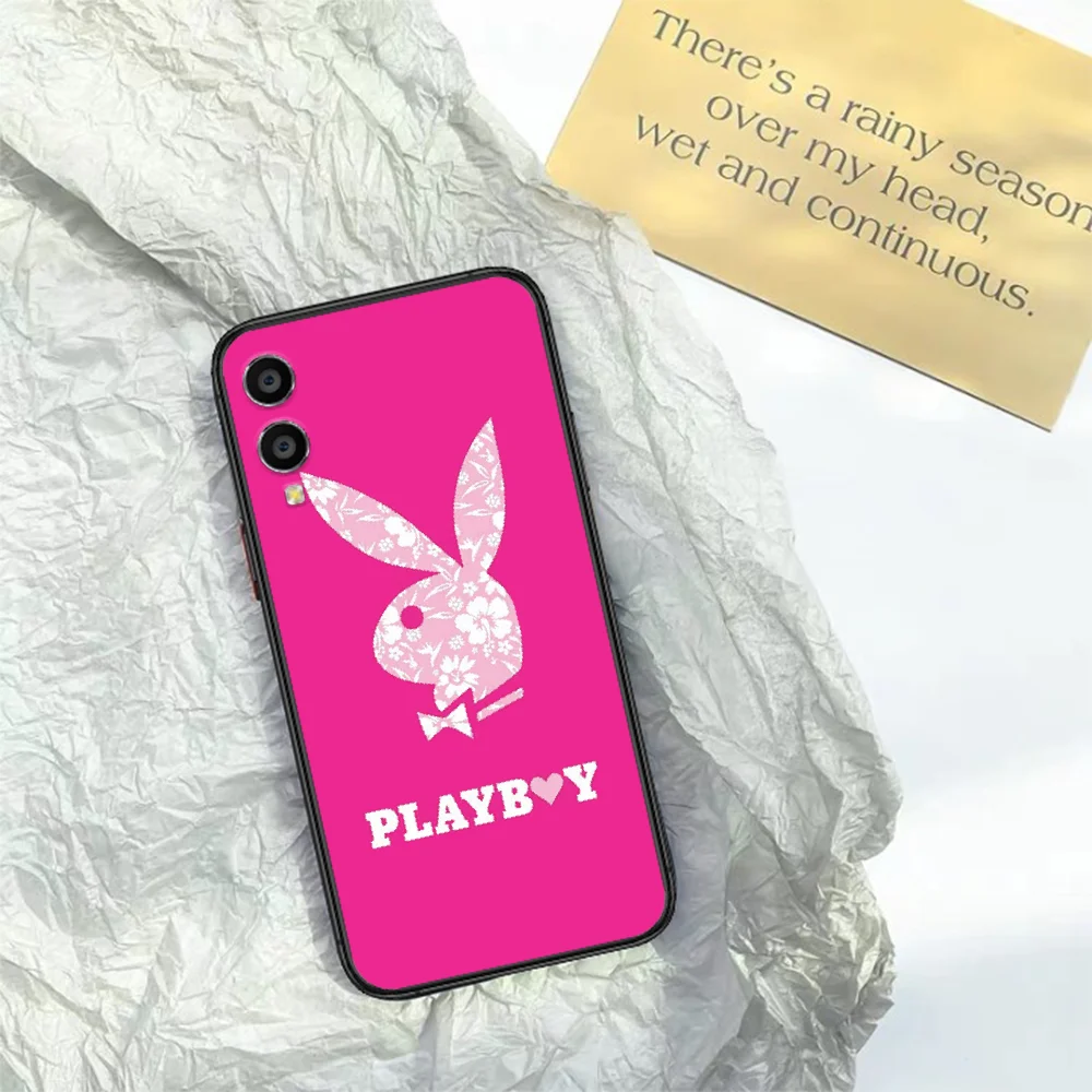 

Luxury Playboyes Phone Case For HUAWEI Honor 6 7 8 A S 9 X Mate 10 20 30 i Lite Pro Y7 2019 black Etui Tpu Coque Soft Shell