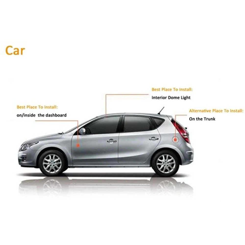 

GSM GPS Tracker Locator Global Real Time 1PC Black Waterproof Car Vehicle