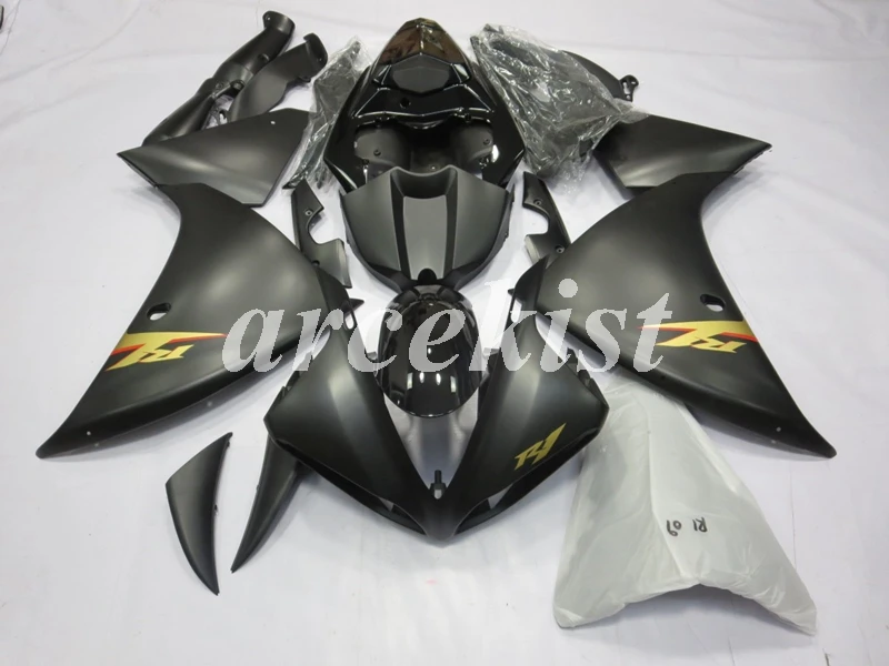 

Новый комплект обтекателей для мотоцикла ABS, подходит для YAMAHA YZF-R1 2013 2014 13 14 R1, черный матовый корпус