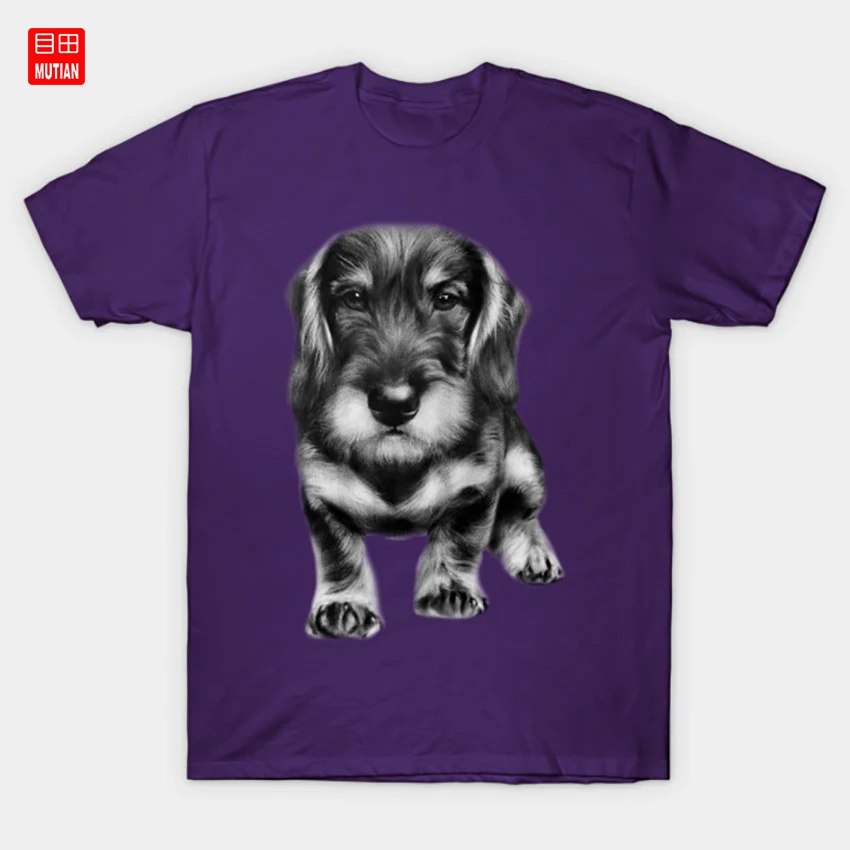 Футболка с таксой Собака Такса искусство картины собака собаки животное картина