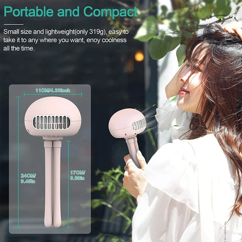 

Portable Fan Stroller Fan Mini Personal Fan,Car Seat Baby Fan Battery Operated Rechargeable USB Fan Clip on Fan