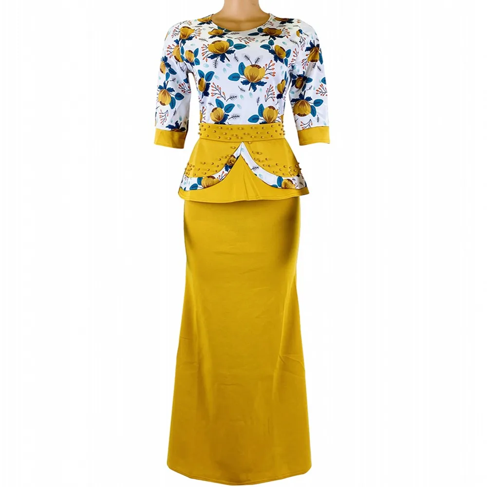 

Африканские Дашики, платья с принтом для женщин, одежда в стиле хиппи, рукав 3/4, Abaya, антарка, бриджи, женская одежда, вечерние платья