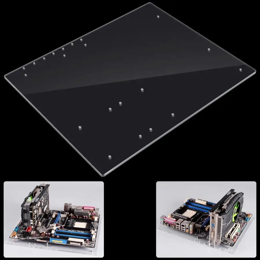 Для ITX ATX M-ATX материнская плата DIY PC чехол открытая рамка Прозрачный Акриловый Overlock