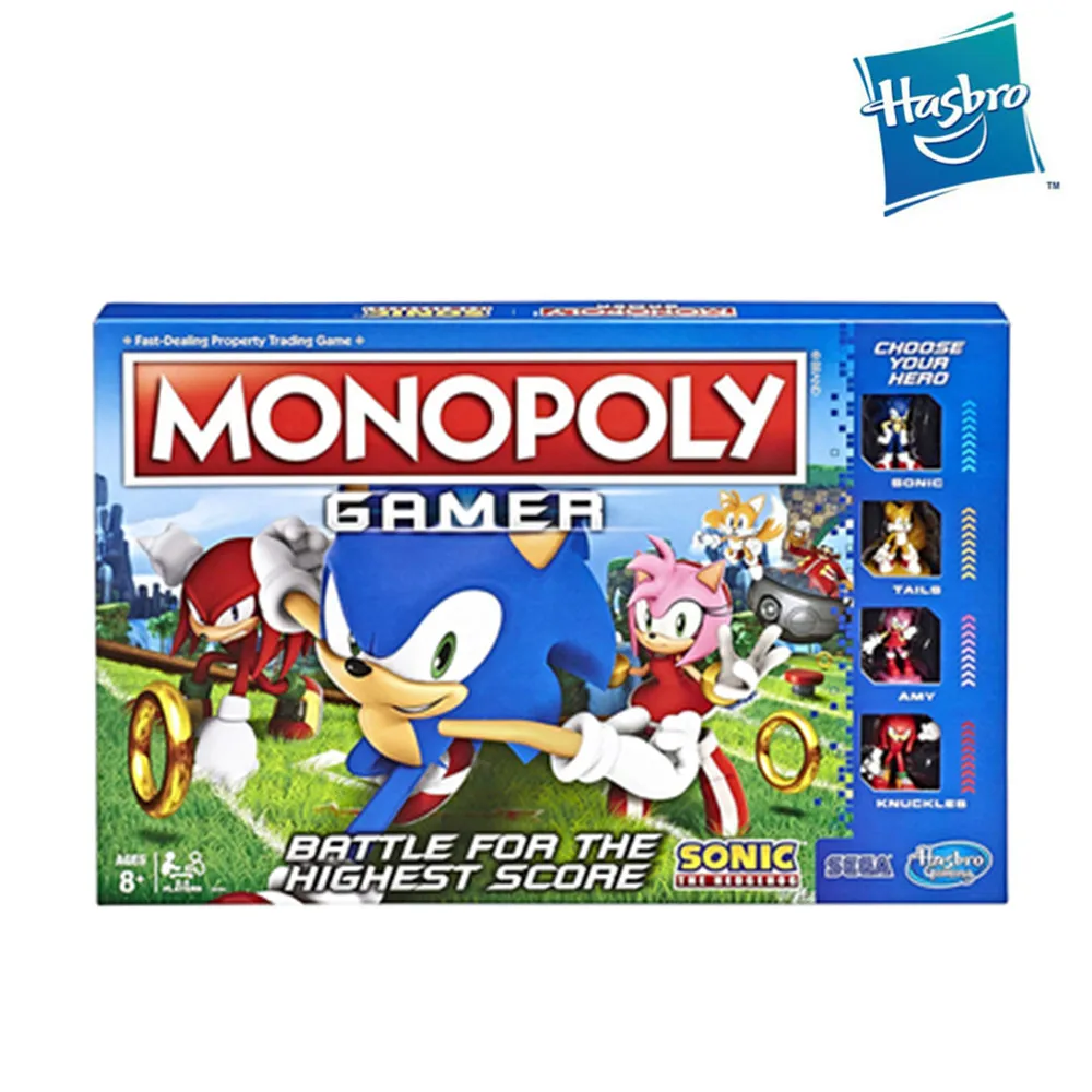 

Настольная игра Hasbro, монополия, серия Sonic «Ежик», сражение за самую высокую оценку, настольная игра для семейной вечеринки, модель пазла, игр...