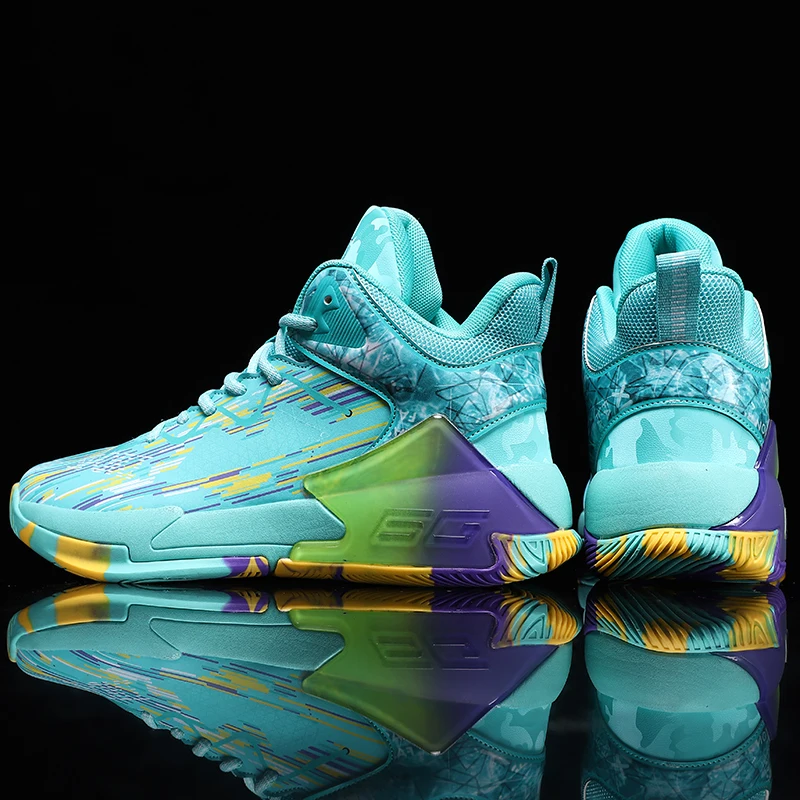 

Баскетбольная обувь Bakset Homme для женщин, мужские кроссовки для фитнеса, тренажерного зала, Спортивная кожаная спортивная обувь с воздушной п...