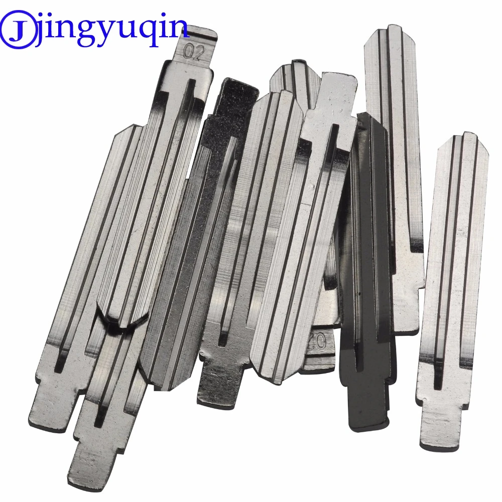 Jingyuqin Высокое Качество KD лезвие ключа 02 # TOY43RHF металлический пустой пульт дистанционного управления KEYDIY откидное складное для Toyota