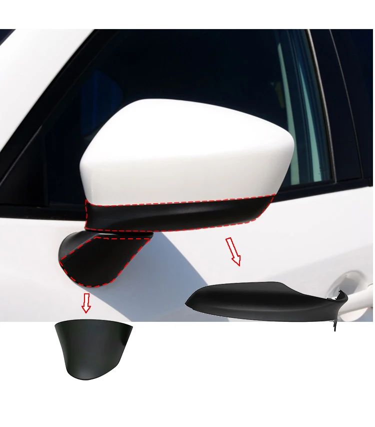 

Car Side Mirror Lower Cover Rearview Mirror Shell housing Cap For Mazda CX-5 CX5 2013 2014